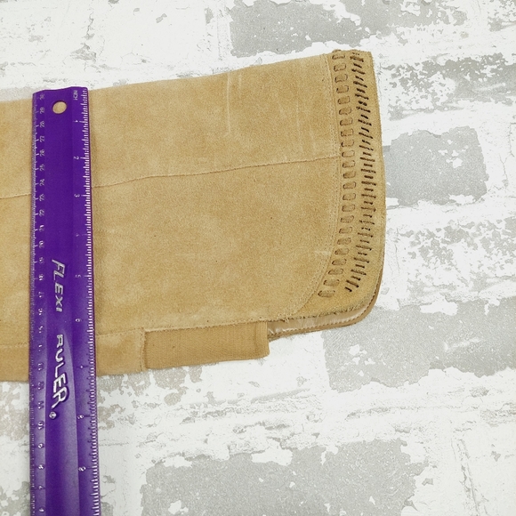 Vince Camuto Madolee Tan Suede Block Heel Over the Knee Boots H866 - Picture 12 of 13